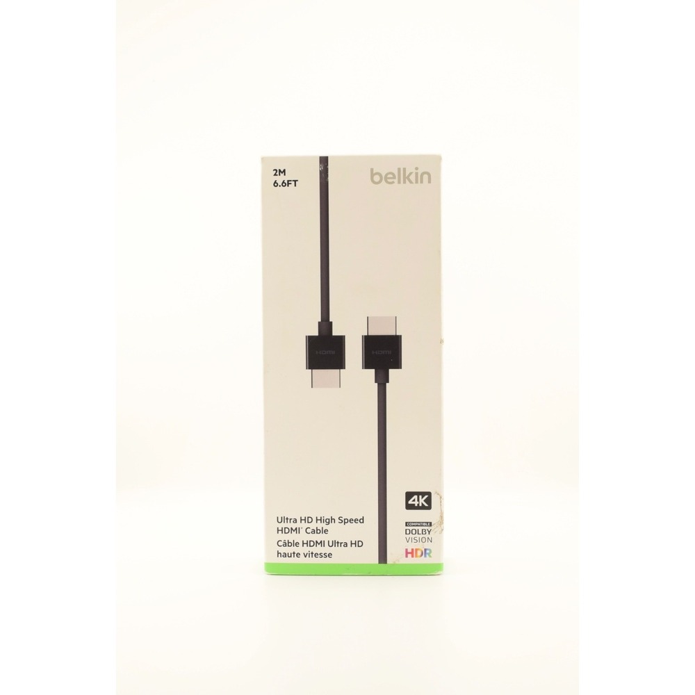 New Belkin Ultra HD High Speed HDMI cable, 6.6FT / 2M.